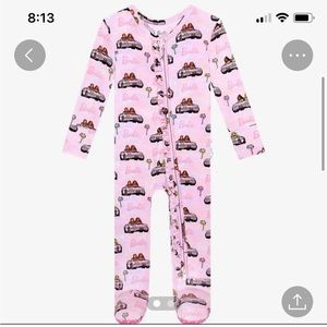 Posh peanut Cruisin' Barbie Footie Ruffled Zippered
